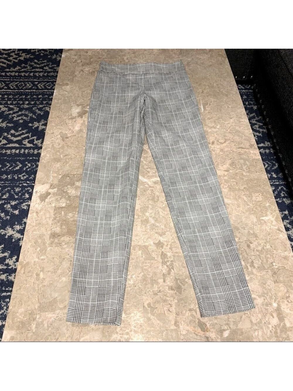 Korye Black and White Checkered XS stretch pants